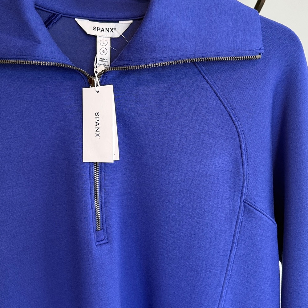 NWT SPANX Air Essentials Half Zip Sweatshirt - Picture 2 of 15